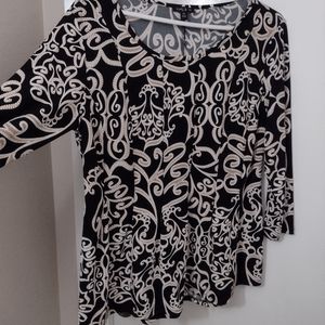 3/4 Sleeve, Heavyweight, Flowy Top...